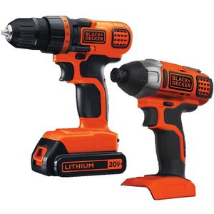 BLACK+DECKER 20V MAX Cordless Drill / Driver with 30-Piece Accessories (LD120VA)