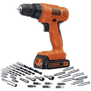 BLACK+DECKER 20V MAX Cordless Drill Combo Kit, 2-Tool (BD2KITCDDI),Black/Orange Impact Combo Kit